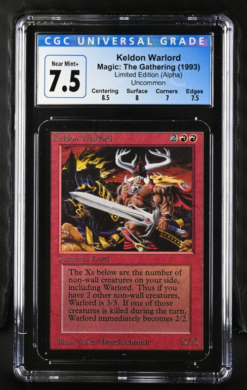 Alpha Keldon Warlord CGC 7.5