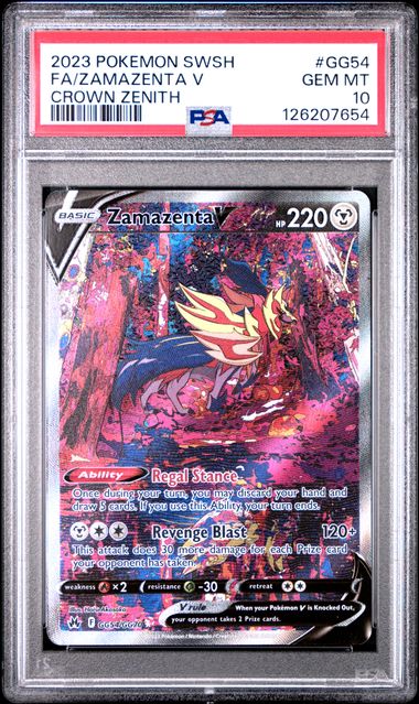 #GG54 FA/ZAMAZENTA V PSA 10