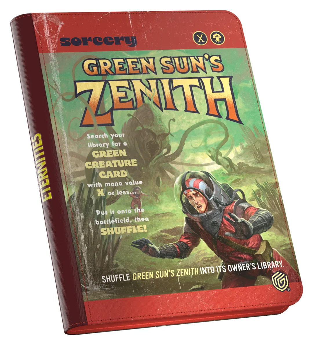 UGD MTG Edge of Eternities Zipfolio 360 Xeno Green Sun's Zenith