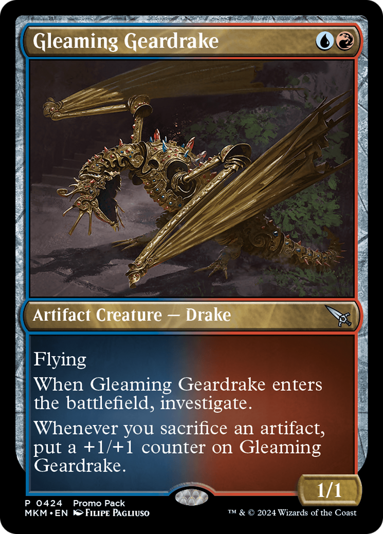 Gleaming Geardrake (PPMKM-424) -  Foil