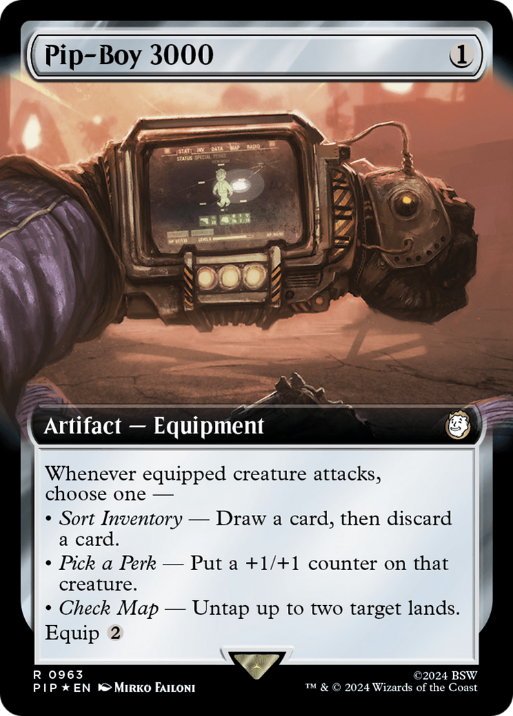 Pip-Boy 3000 (PIP-963) - : (Extended Art) Foil