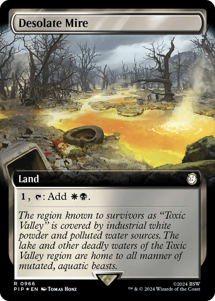 Desolate Mire (PIP-966) - : (Extended Art) Foil