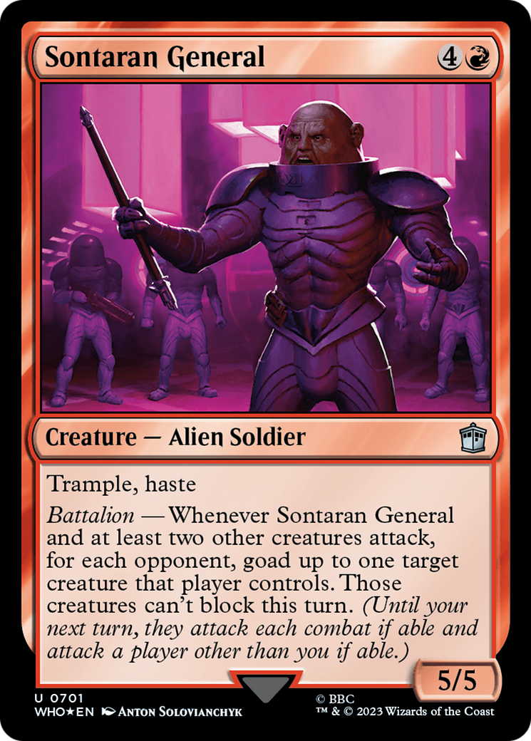 Sontaran General (WHO-701) -  Foil