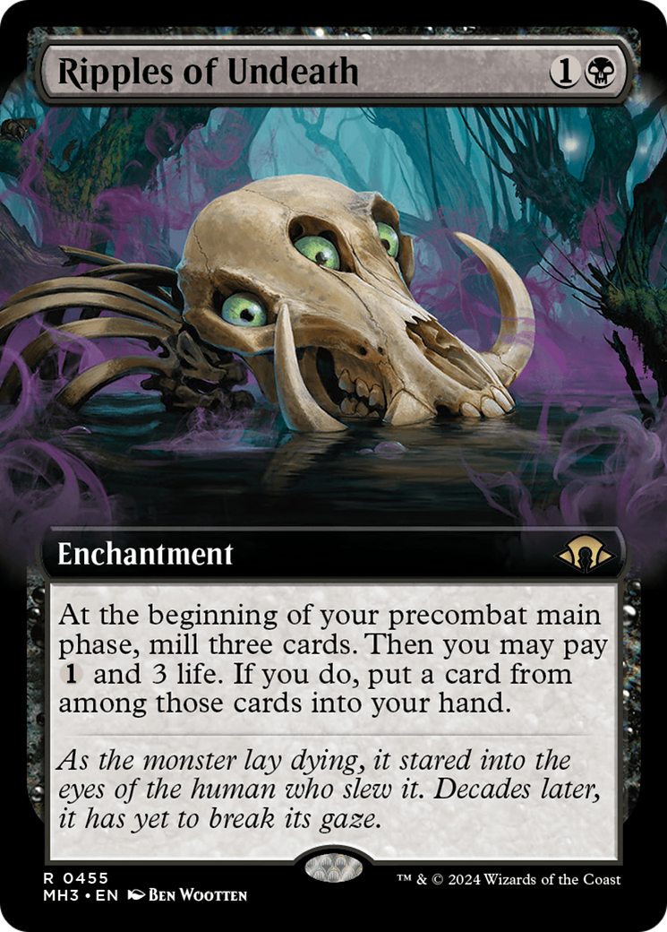 Ripples of Undeath (MH3-455) - : (Extended Art) Foil