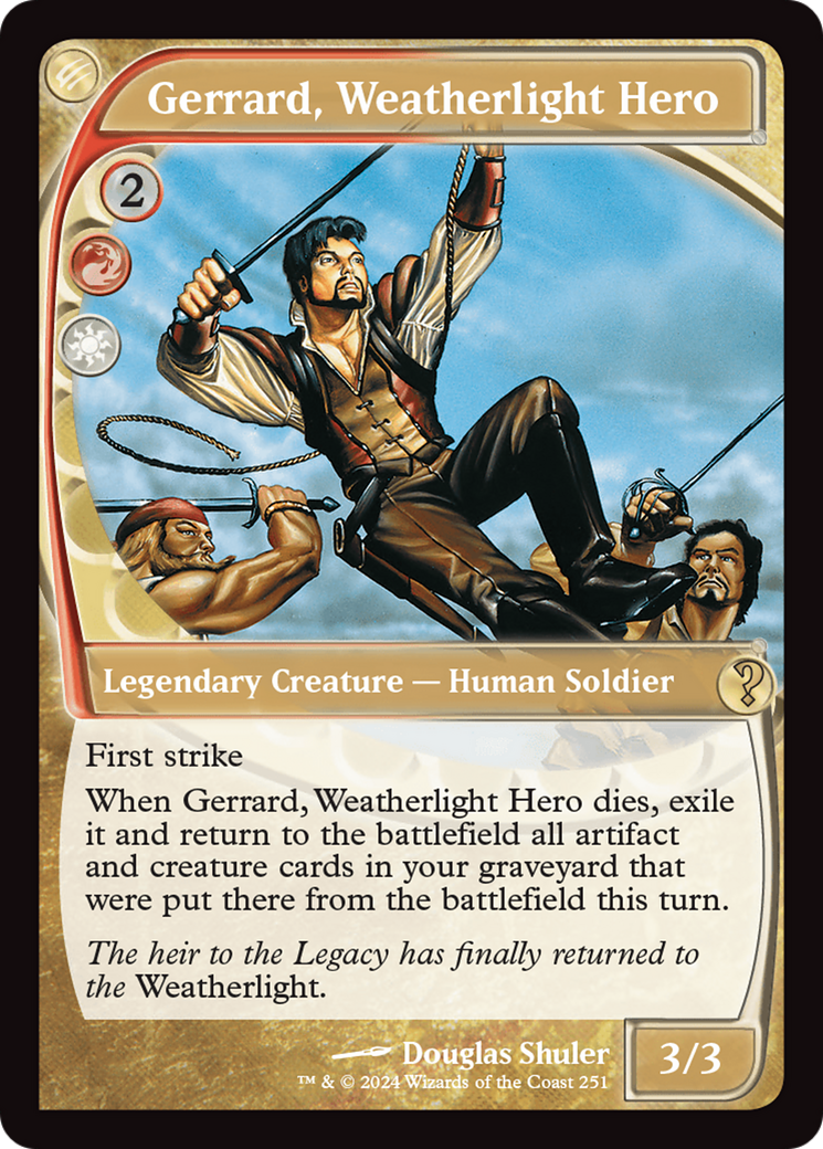 Gerrard, Weatherlight Hero (MB2-251) -  Foil