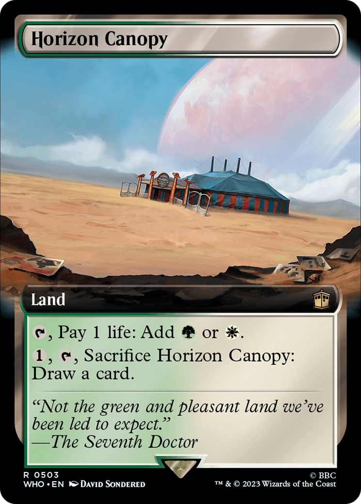 Horizon Canopy (WHO-503) - : (Extended Art) Foil