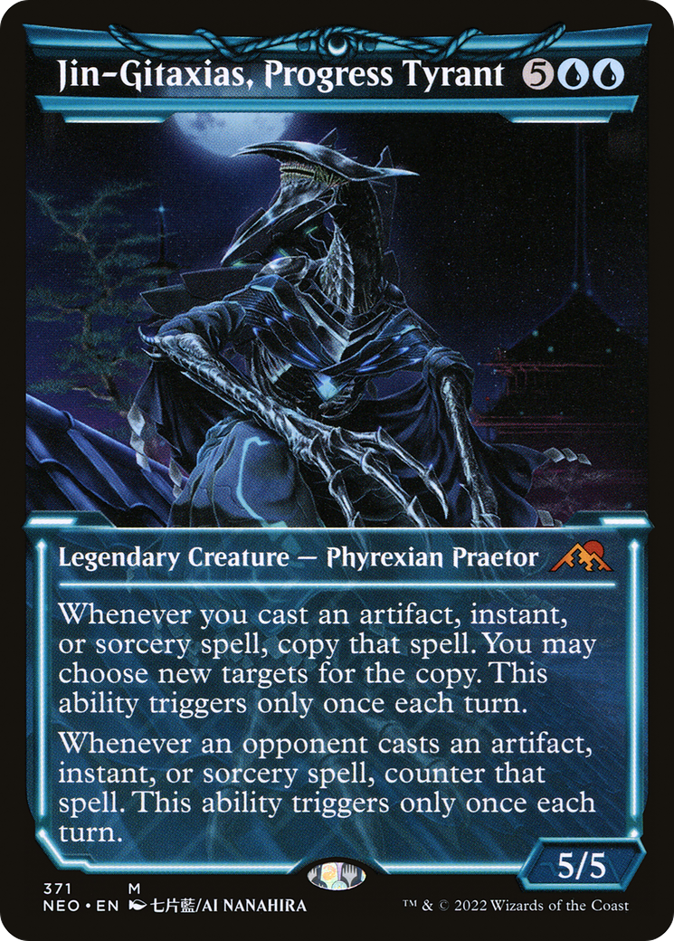 Jin-Gitaxias, Progress Tyrant (NEO-371) - : (Showcase) Foil