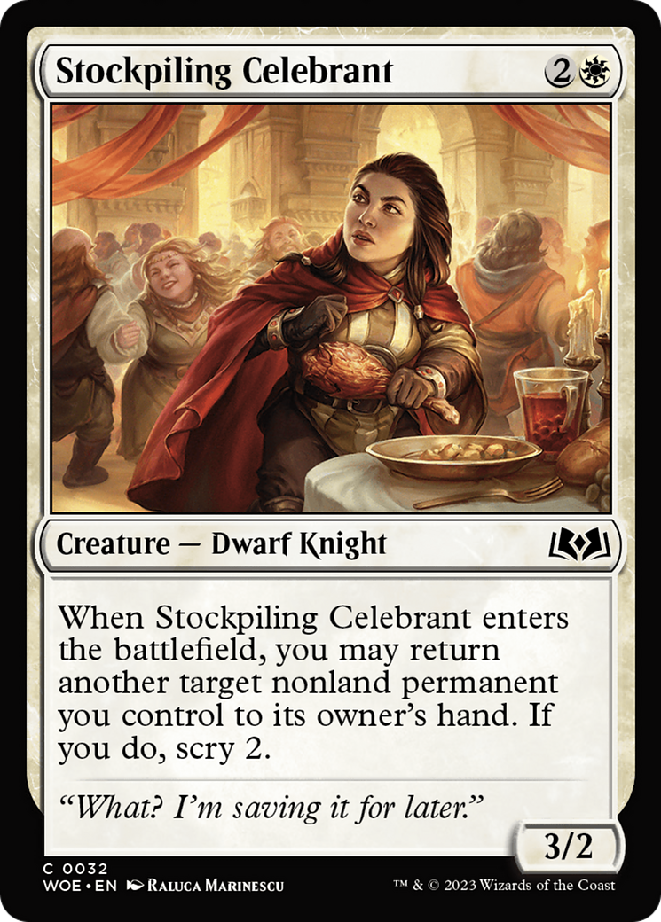 Stockpiling Celebrant (WOE-032) -  Foil