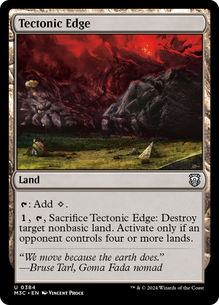 Tectonic Edge (M3C-384) -  Foil