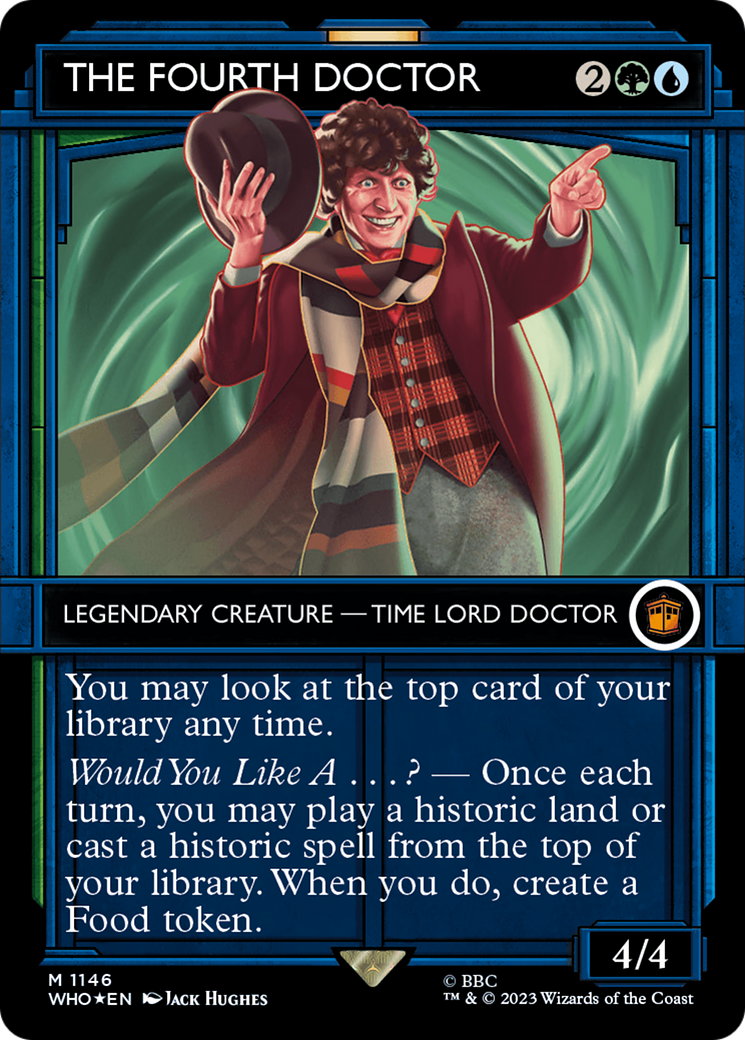 The Fourth Doctor (WHO-1146) - : (Showcase) (Borderless) Foil