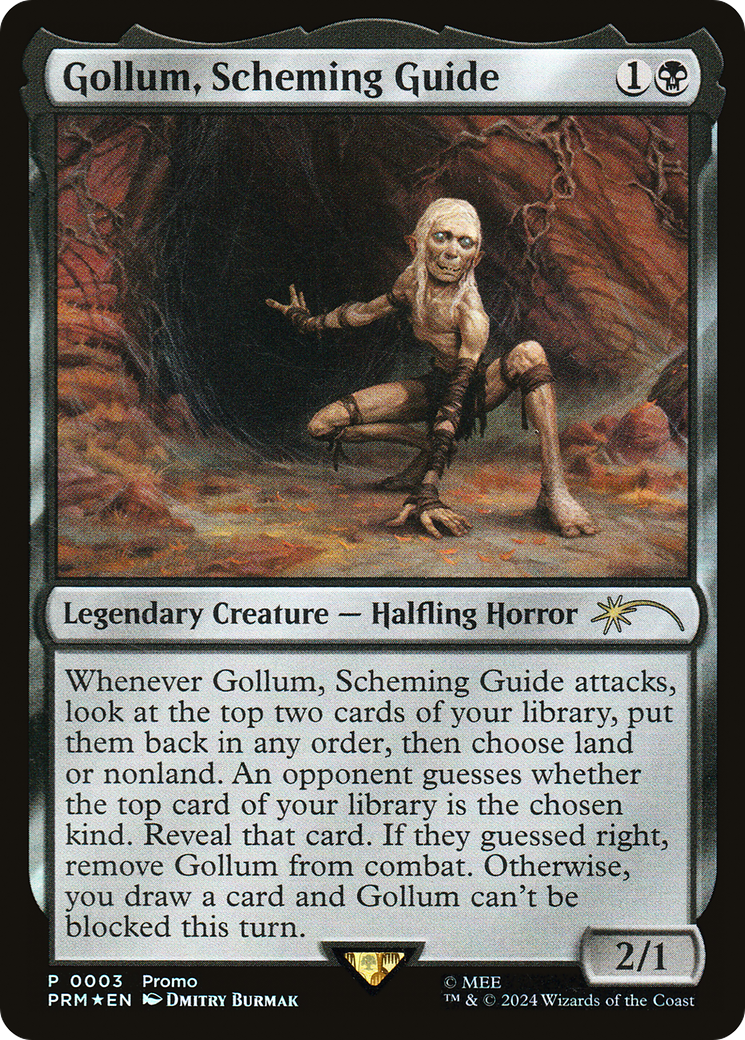 Gollum, Scheming Guide (UMP-003) -  Foil