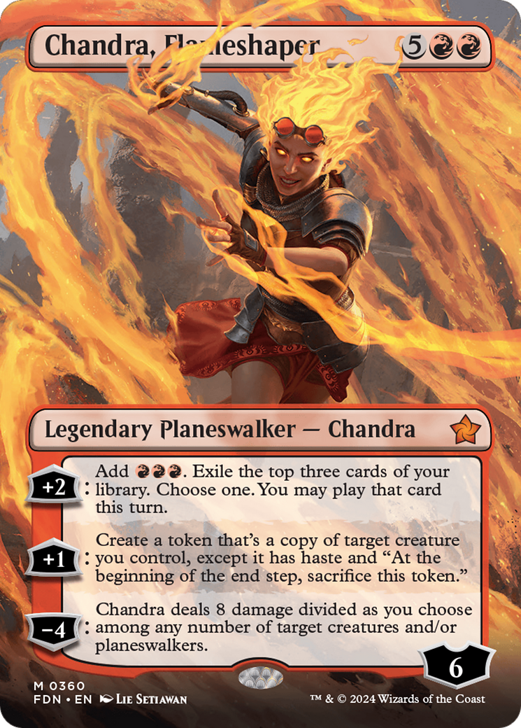 Chandra, Flameshaper (FDN-360) -  (Borderless) Foil