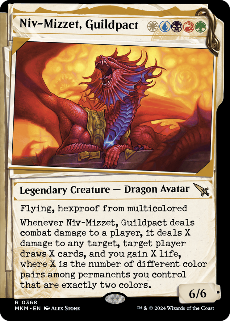 Niv-Mizzet, Guildpact (MKM-368) - : (Showcase)