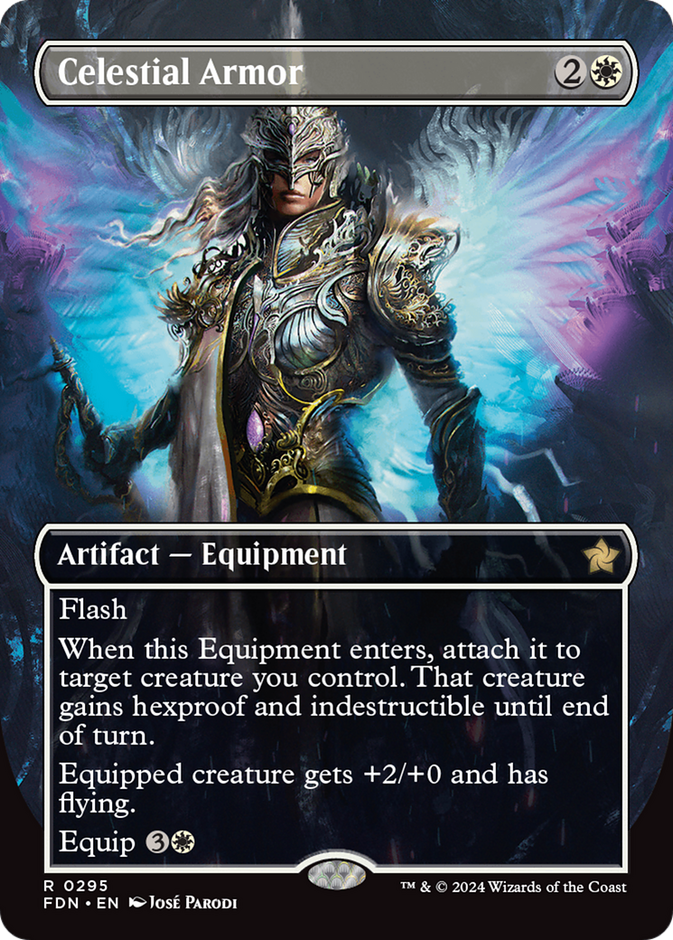 Celestial Armor (FDN-295) -  (Borderless) Foil