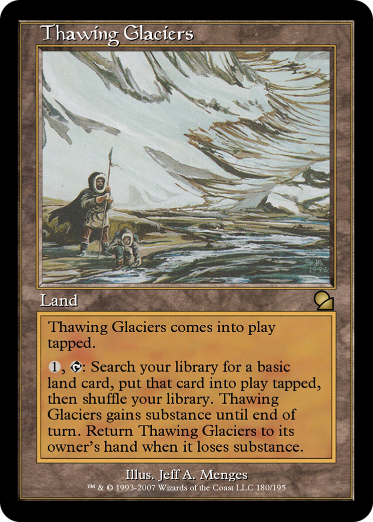 Thawing Glaciers (ME1-180) -  Foil