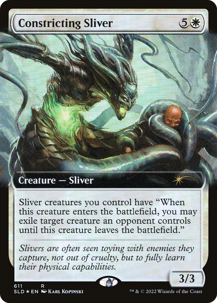 Constricting Sliver (SLD-611) - : (Extended Art) Foil