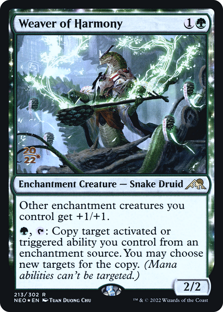 Weaver of Harmony (PRE-213S) - : (enchantment) Foil