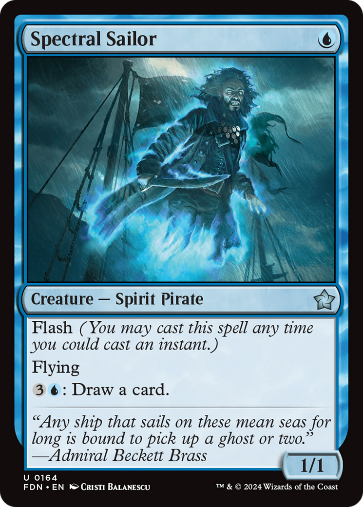 Spectral Sailor (FDN-164) -  Foil