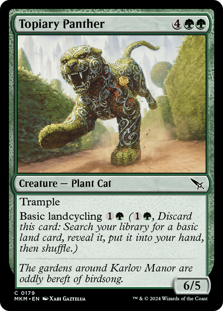 Topiary Panther (MKM-179) -  Foil