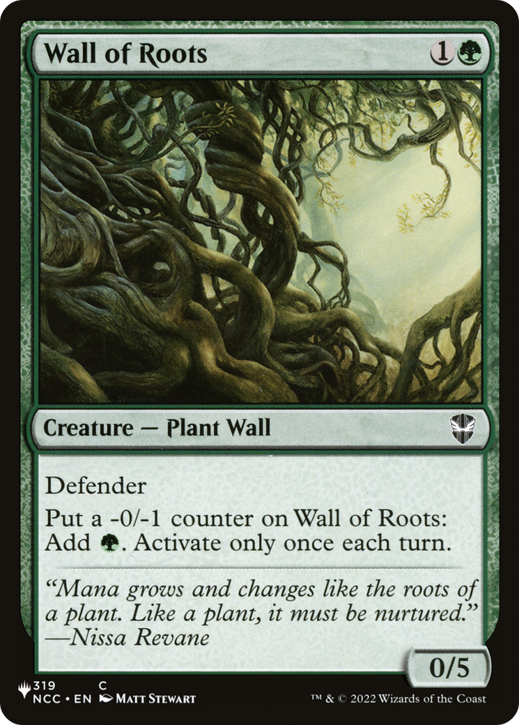 Wall of Roots (LIST-NCC-319) -