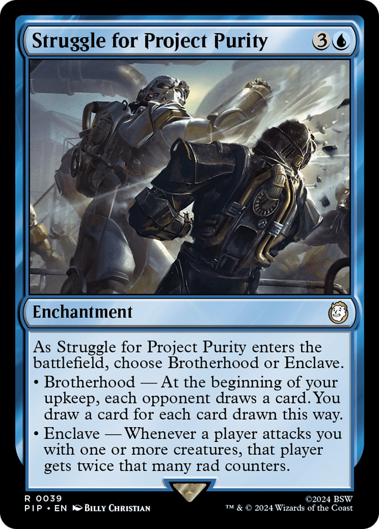 Struggle for Project Purity (PIP-039) -  Foil