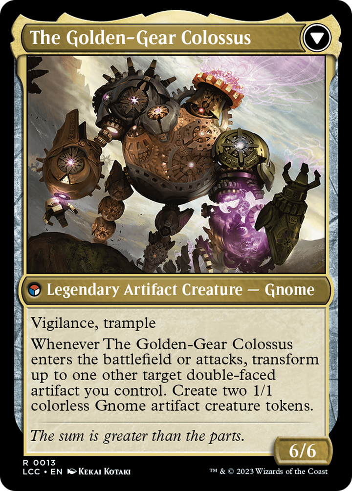 Tetzin, Gnome Champion // The Golden-Gear Colossus (LCC-013) -  Foil