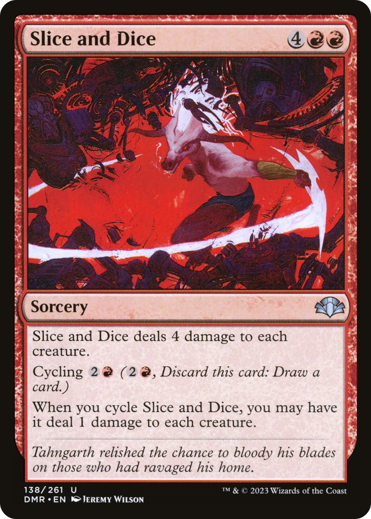 Slice and Dice (DMR-138) -  Foil