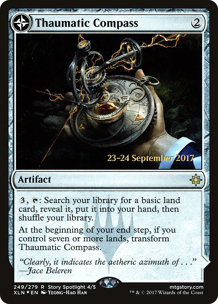 Thaumatic Compass // Spires of Orazca (PRE-249S) - : (compasslanddfc) Foil