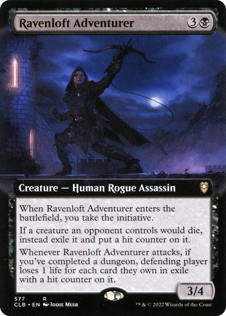 Ravenloft Adventurer (CLB-577) - : (Extended Art)