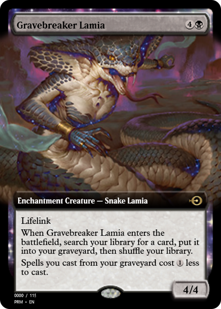 Gravebreaker Lamia (PRM-79967) - : (enchantment) Foil