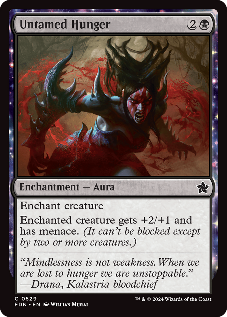 Untamed Hunger (FDN-529) - : (enchantment)