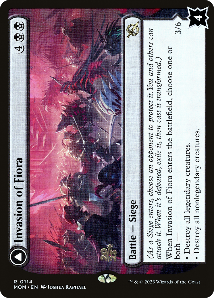 Invasion of Fiora // Marchesa, Resolute Monarch (PRE-114S) -  Foil