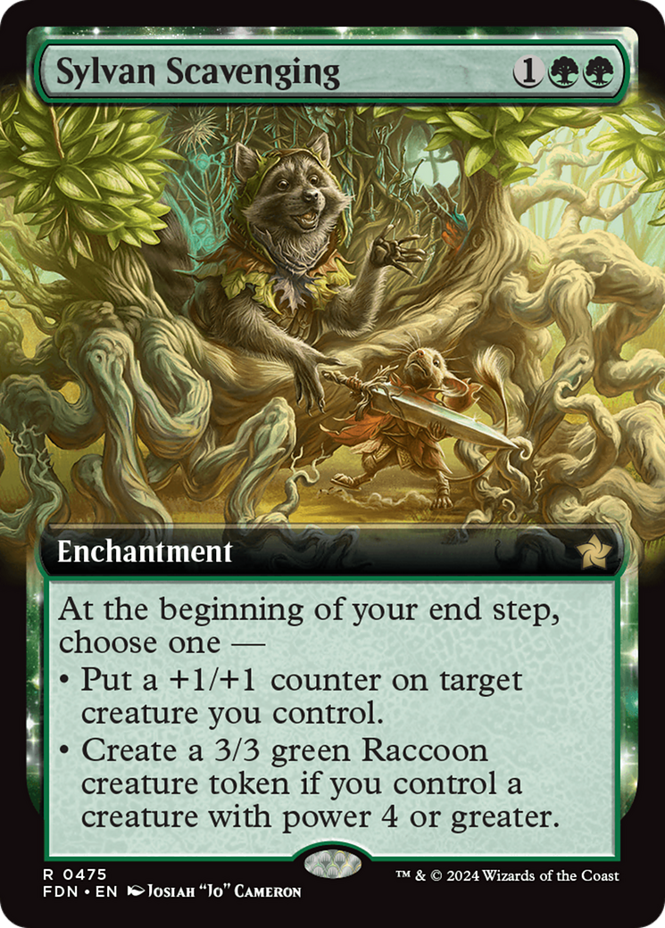 Sylvan Scavenging (FDN-475) - : (Extended Art)