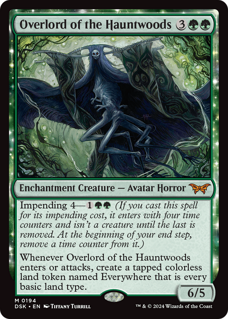 Overlord of the Hauntwoods (DSK-194) - : (enchantment) Foil