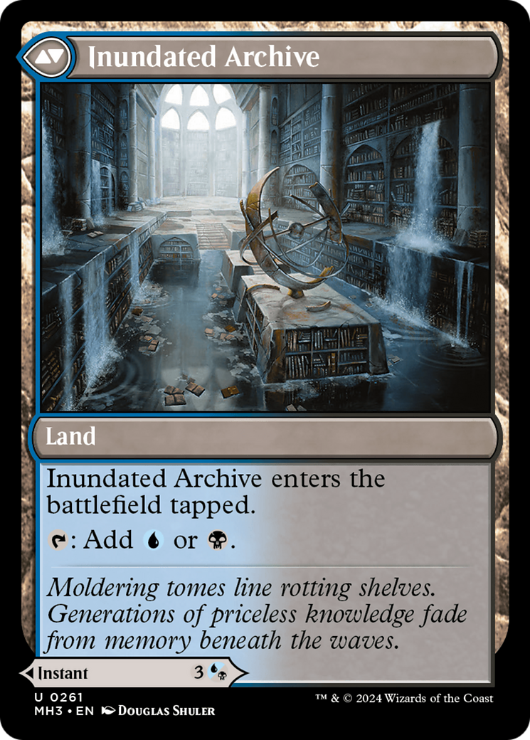 Waterlogged Teachings // Inundated Archive (MH3-261) -  Foil