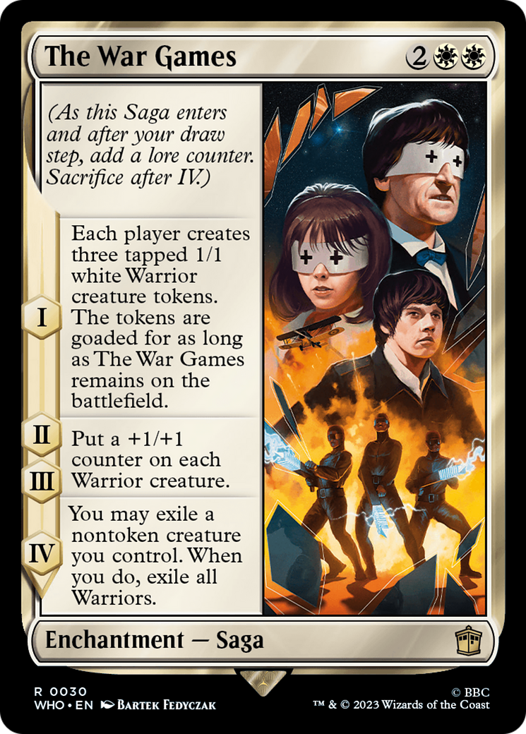 The War Games (WHO-030) -  Foil