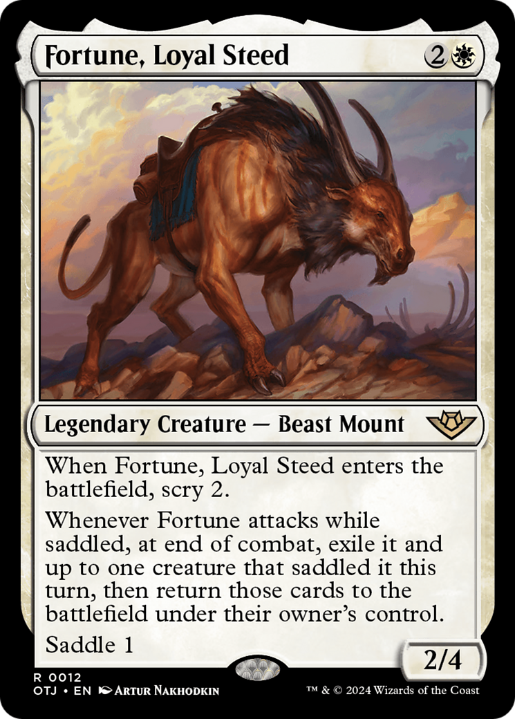 Fortune, Loyal Steed (OTJ-012) -  Foil