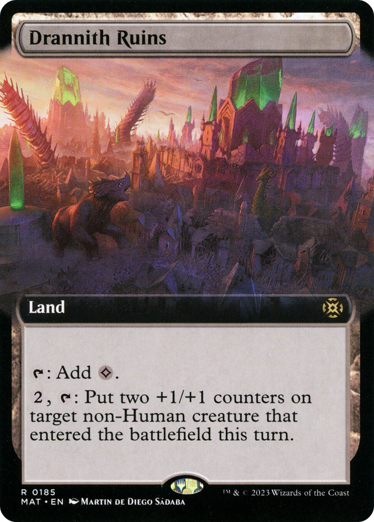 Drannith Ruins (MAT-185) - : (Extended Art) Foil