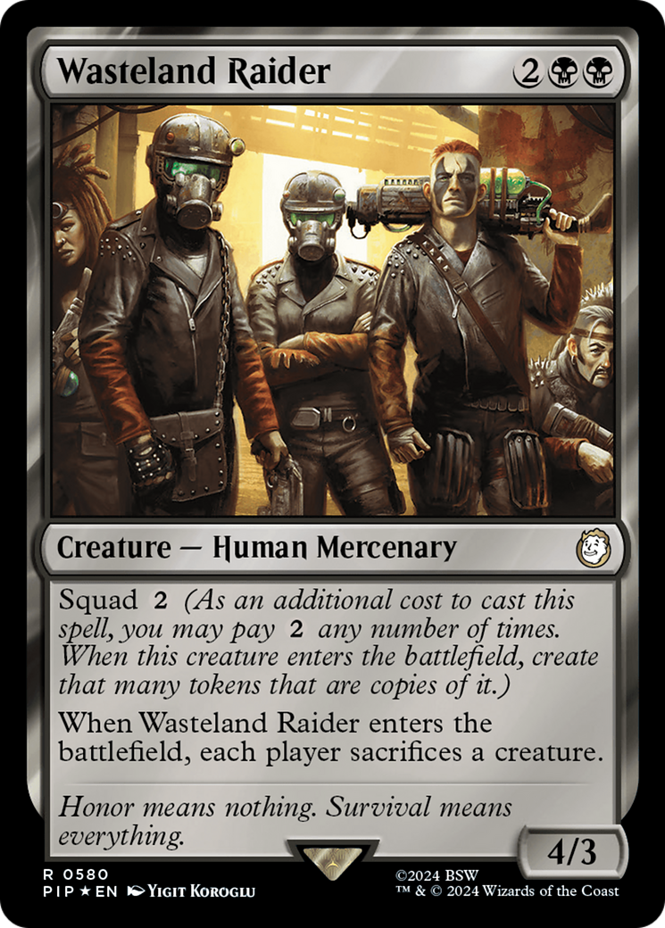 Wasteland Raider (PIP-580) -  Foil