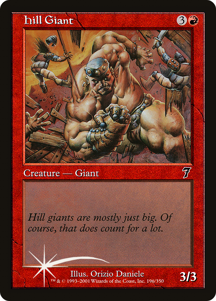 Hill Giant (7ED-196★) -  Foil