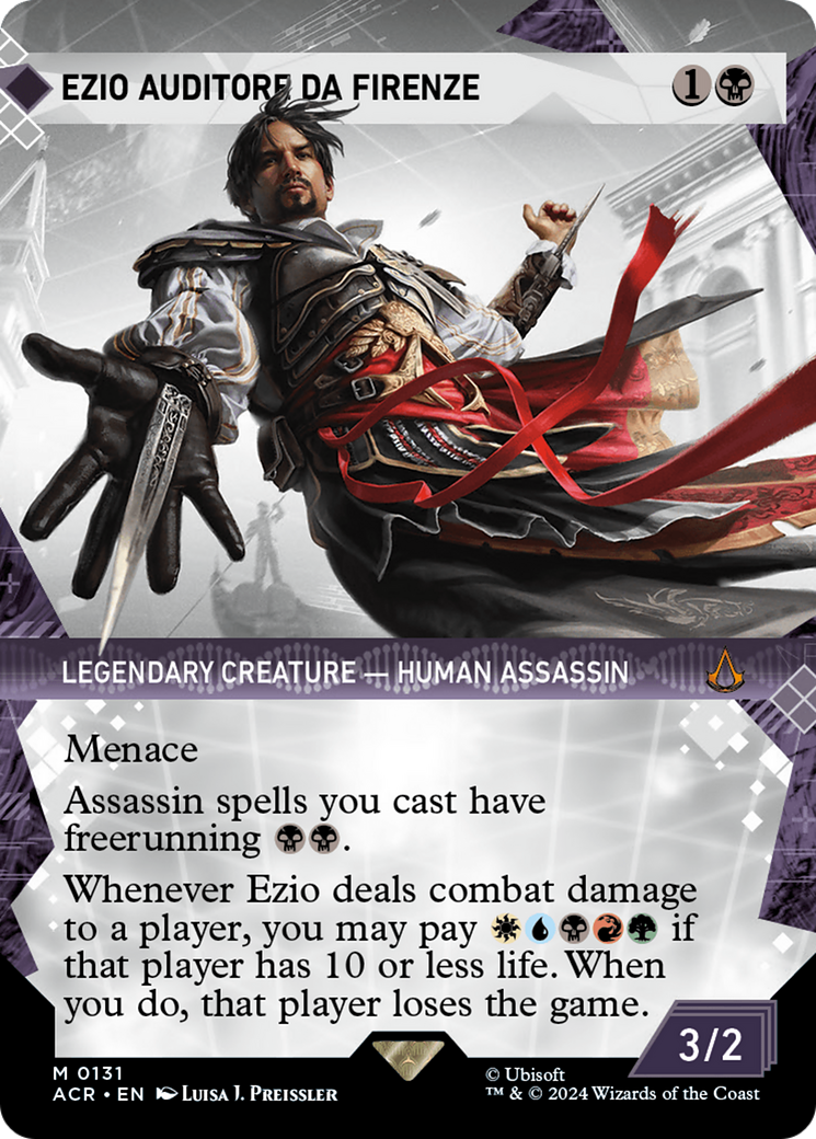 Ezio Auditore da Firenze (ACR-131) - : (Showcase) (Borderless) Foil