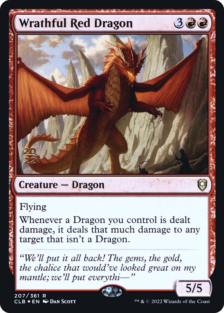 Wrathful Red Dragon (PRE-207S) -  Foil