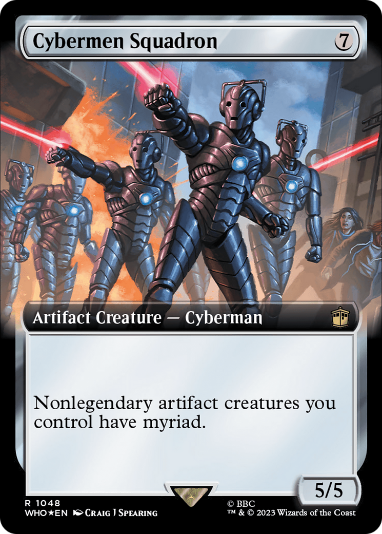 Cybermen Squadron (WHO-1048) - : (Extended Art) Foil