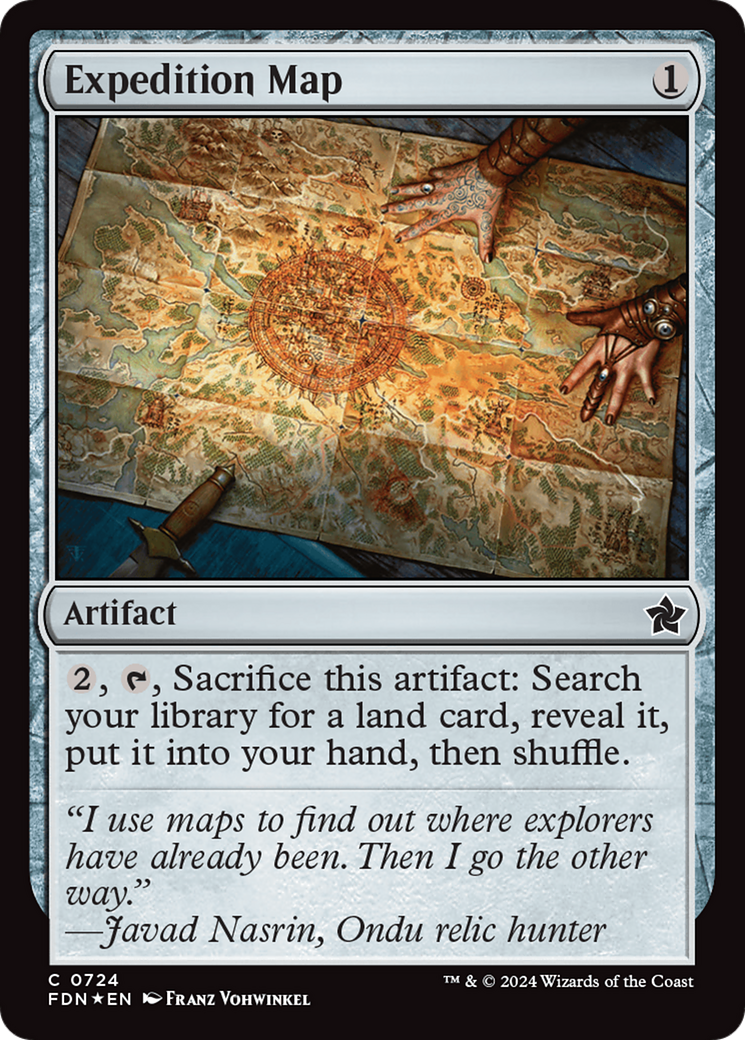 Expedition Map (FDN-724) -  Foil