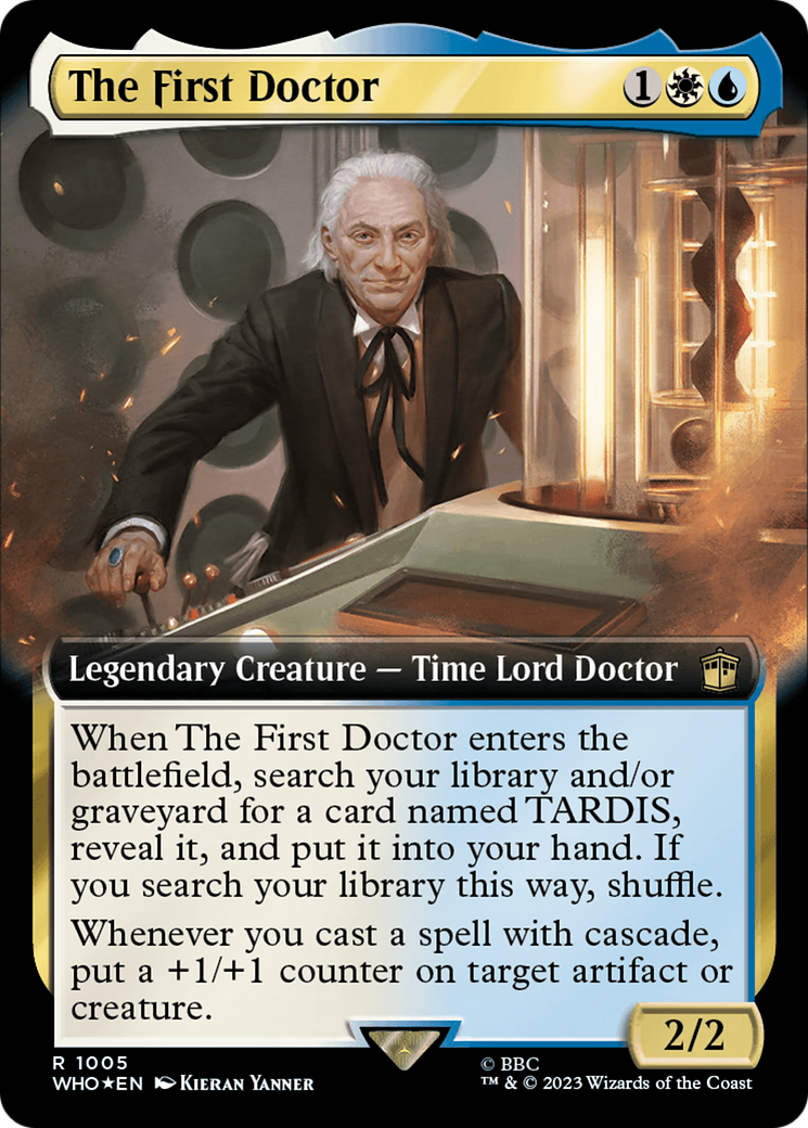 The First Doctor (WHO-1005) - : (Extended Art) Foil