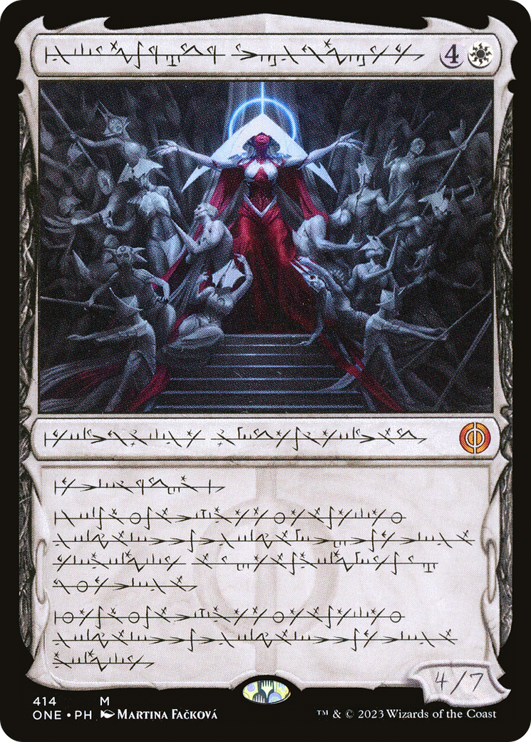 Elesh Norn, Mother of Machines (ONE-414) - : (Showcase) Foil