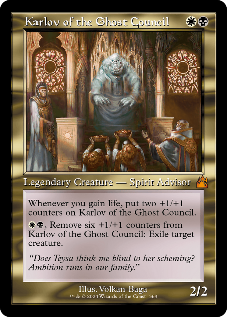 Karlov of the Ghost Council (RVR-369) -  Foil