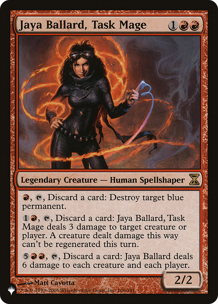 Jaya Ballard, Task Mage (LIST-TSP-166) -