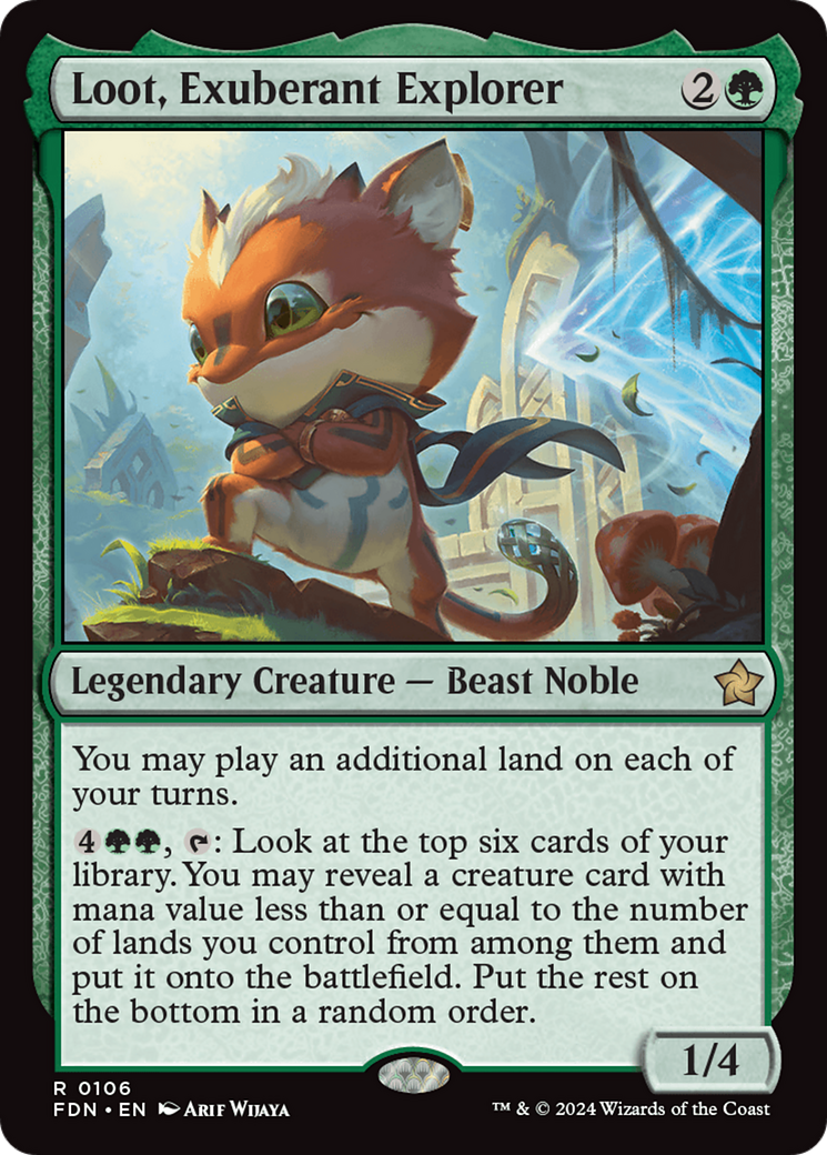 Loot, Exuberant Explorer (FDN-106) -  Foil