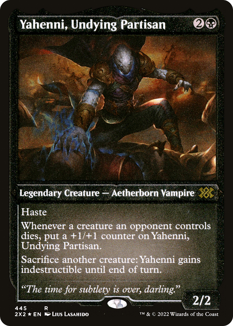 Yahenni, Undying Partisan (2X2-445) -  Etched Foil